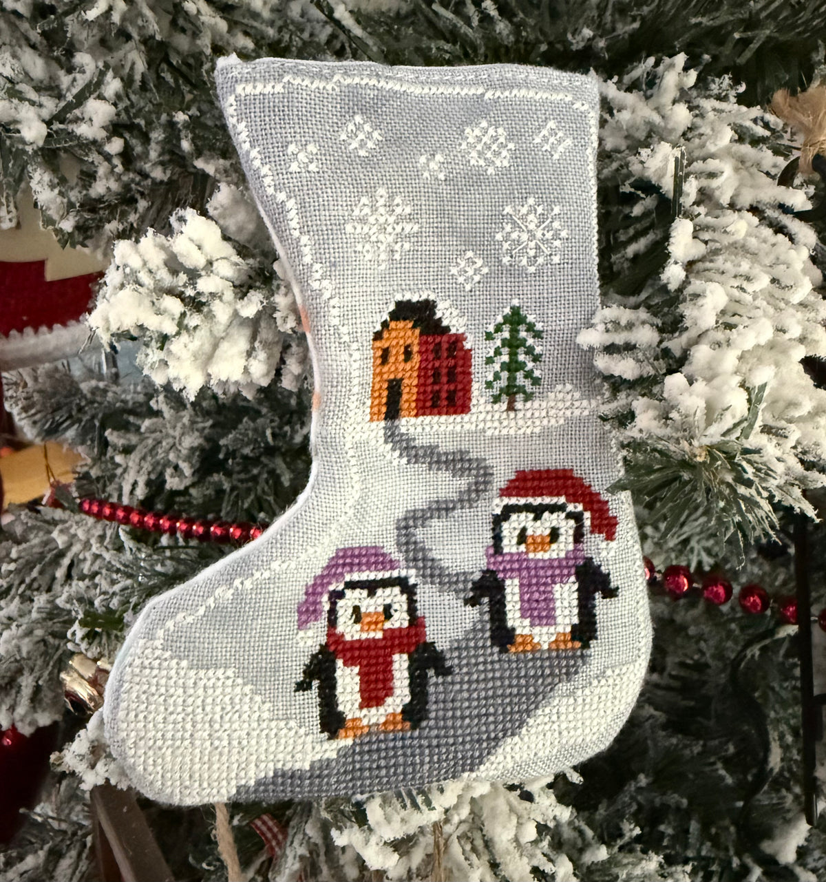 Romy's Creations - Penguins Stocking
